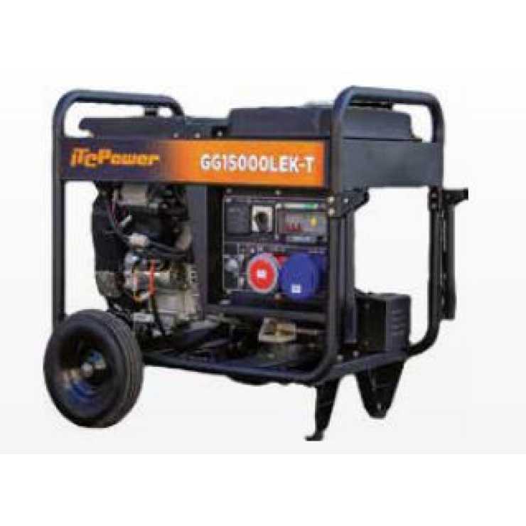 ITC POWER Ηλεκτροπαραγωγό Ζεύγος GG15000LEK-T