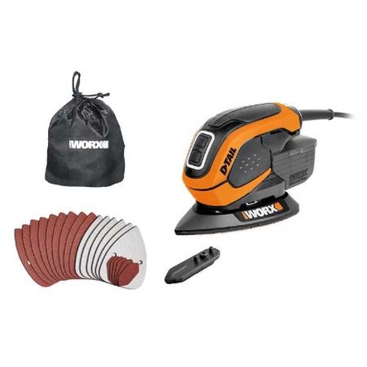 Worx Τριβείο WX648 65W με Τσάντα Μεταφοράς 02WX648
