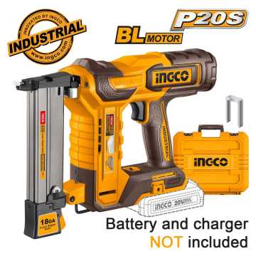 INGCO Καρφωτικό Διχάλων Μπαταρίας 20V Li-Ion SOLO +Βαλίτσα CCSNLI6005