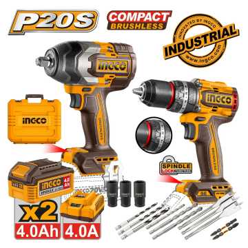 Ingco Εργαλεία Μπαταρίας 20V Li-Ion Σετ 2 τεμ. COSLI250586E Ingco Εργαλεία Μπαταρίας 20V Li-Ion Σετ 2 τεμ. COSLI250586E