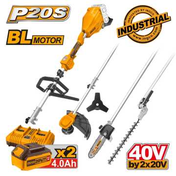 Ingco Πολυμηχάνημα 3 σε 1 Μπαταρίας 2x20V Li-Ion CSTLI2040386