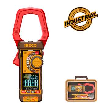 INGCO Αμπεροτσιμπίδα Ψηφιακή 1000A AC/DC/ True RMS/ NCV με Ακροδέκτες DCM610002