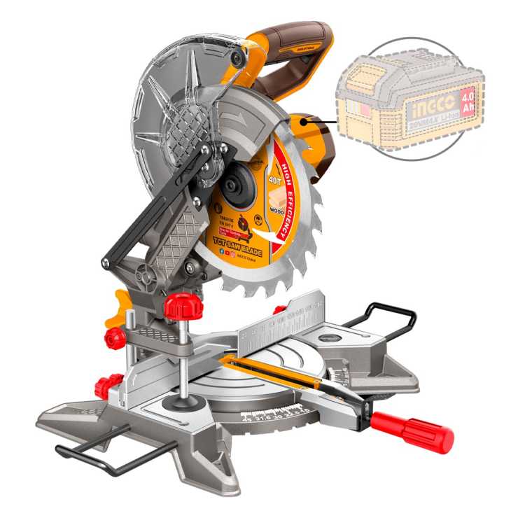 Ingco Φαλτσοπρίονο Μπαταρίας 20V Li-Ion SOLO Φ 210mm CMSLI2021