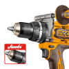 Ingco Κρουστικό Δραπανοκατσάβιδο Compact Μπαταρίας 20V Li-Ion 166Nm με Jacobs Τσοκ CIDLI201668E