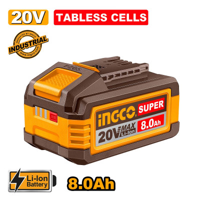 Ingco Μπαταρία 20V 8.0Ah Li-Ion με τεχνολογία Tabless Cells FBLI2158