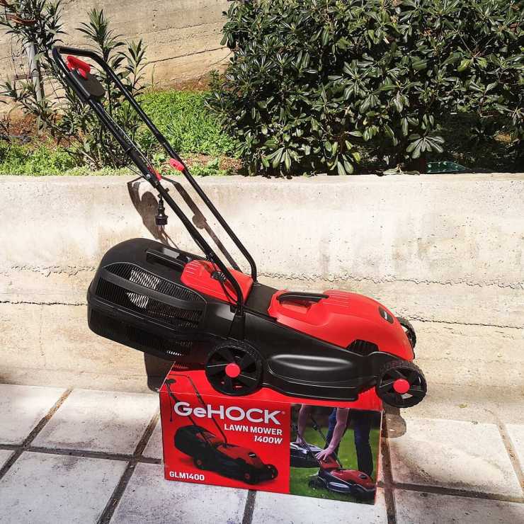 GeHOCK Ηλεκτρική Χλοοκοπτική 1400W GLM1400