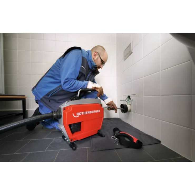 ROTHENBERGER Αποφρακτικό Μηχάνημα R600 VarioClean + σπιράλ/σετ εργαλείων 1000003346