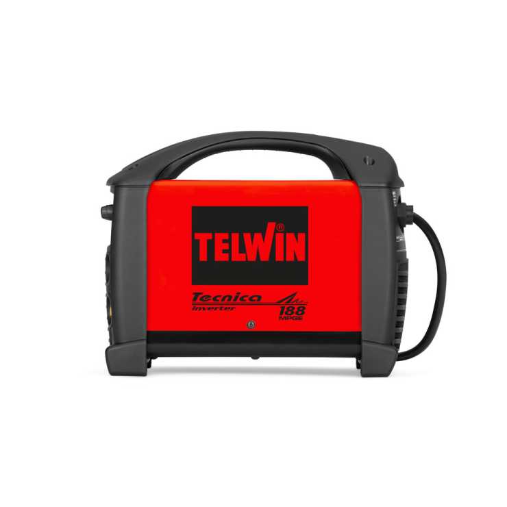 TELWIN Inverter Ηλεκτροσυγκόλληση TECNICA 188 MPGE Με Θήκη Μεταφοράς 816223
