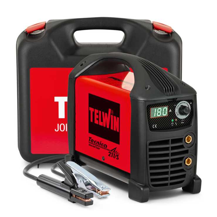 TELWIN Inverter Ηλεκτροσυγκόλληση TECNICA 211/S Με Θήκη Μεταφοράς 816236
