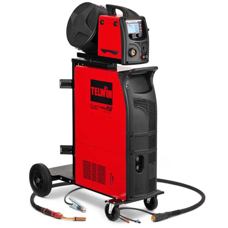 Telwin Ηλεκτροκόλληση Inverter Σύρματος Electromig 450 Synergic Aqua 816891