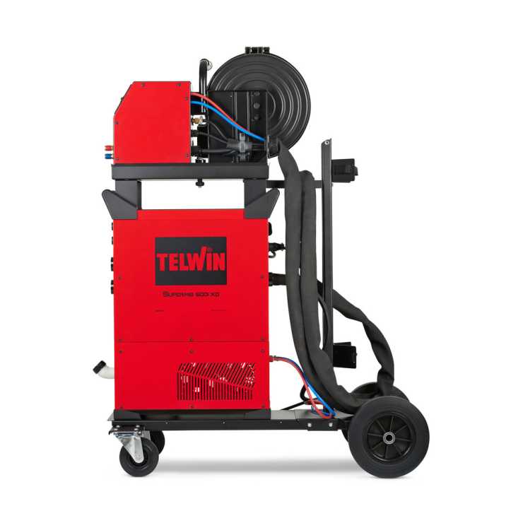 Telwin Inverter Ηλεκτροσυγκόλληση Supermig 500I Xd Pack + Trolley Aqua 816911