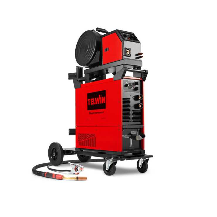 Telwin Inverter Ηλεκτροσυγκόλληση Supermig 600I Xd Pack + Trolley Aqua 816915
