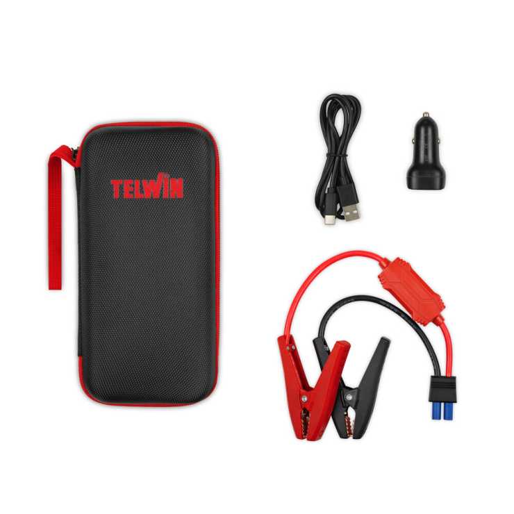Telwin Πολυλειτουργικός Εκκινητής Μπαταρίας (Jump Starter) & Powerbank 12V Drive 1250 829568