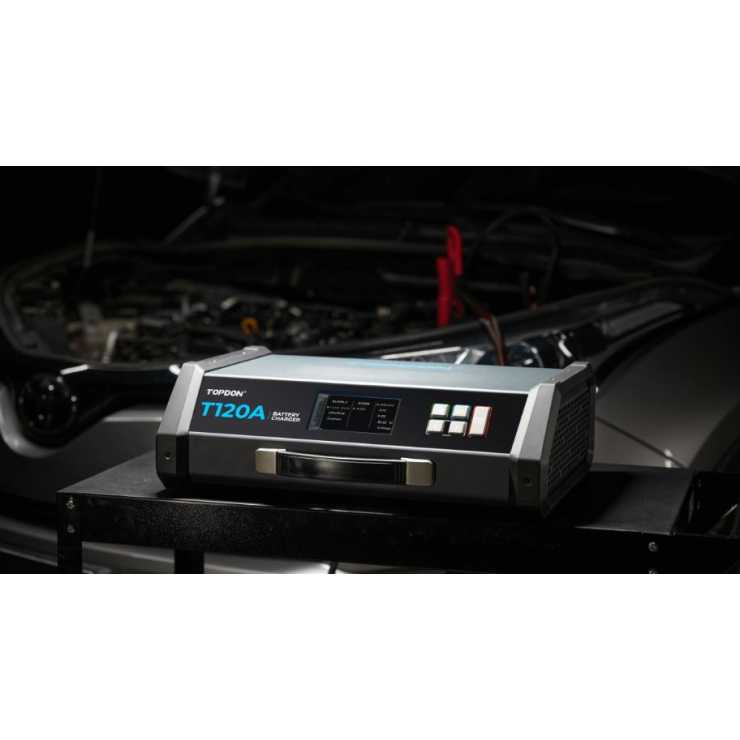 Topdon Έξυπνος Φορτιστής & Συντηρητής 12V&24V 120A (5m) T120000-5m