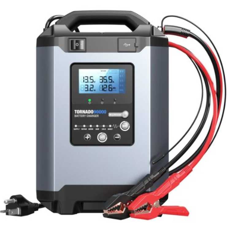 Topdon Έξυπνος Φορτιστής & Συντηρητής T90000 12V&24V 90A