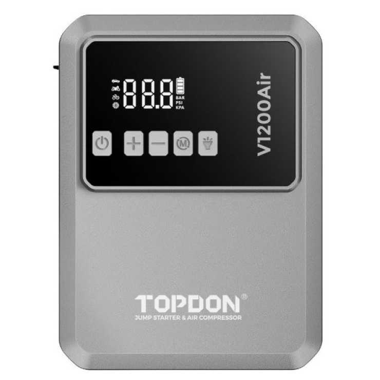 Topdon 2-σε-1 Eκκινητής και Αεροσυμπιεστής 1200A V1200Air