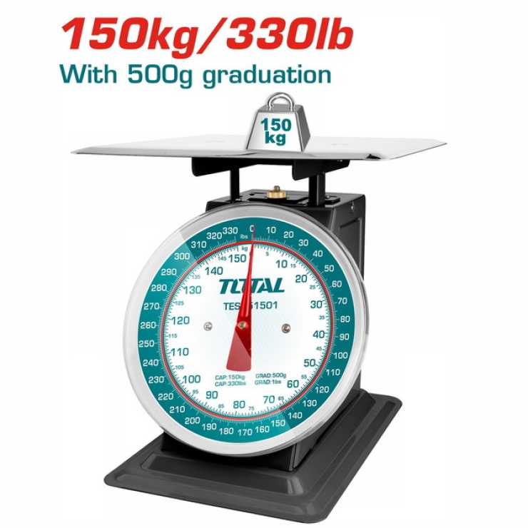 TOTAL ΖΥΓΑΡΙΑ ΕΛΑΤΗΡΙΟΥ 150Kg (TESA51501)