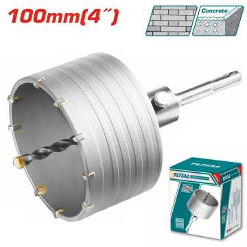 Total Διαμαντοκορωνα Μπετου Sds - Plus  100Mm (Tac431001) Total Διαμαντοκορωνα Μπετου Sds - Plus  100Mm (Tac431001)