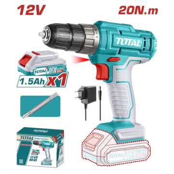 TOTAL ΔΡΑΠΑΝΟΚΑΤΣΑΒΙΔΟ ΜΠΑΤ. Li-ion 12V / 1.5Ah / 20Nm / 1 ΜΠΑΤ (TDLI1218) TOTAL ΔΡΑΠΑΝΟΚΑΤΣΑΒΙΔΟ ΜΠΑΤ. Li-ion 12V / 1.5Ah / 20Nm / 1 ΜΠΑΤ (TDLI1218)