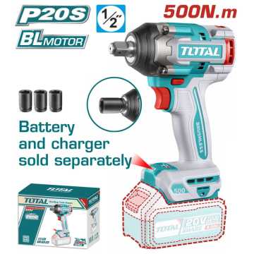 Total Μπουλονοκλειδο Μπαταρίας Li-Ion 20V / 500Nm (Tiwli20501) Total Μπουλονοκλειδο Μπαταρίας Li-Ion 20V / 500Nm (Tiwli20501)
