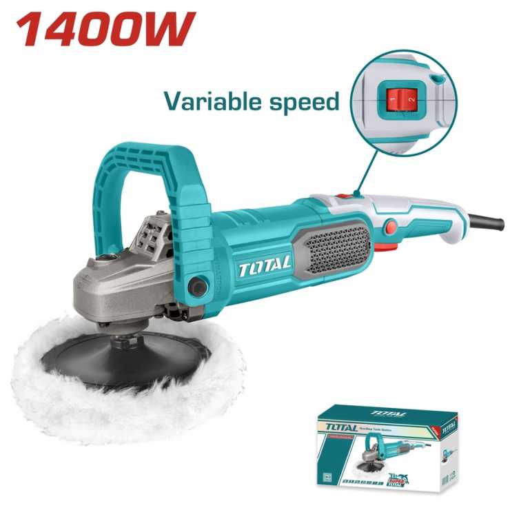 Total Επαγγελματικός γωνιακος αλοιφαδορος 1.400w - 180mm (tp11418018)