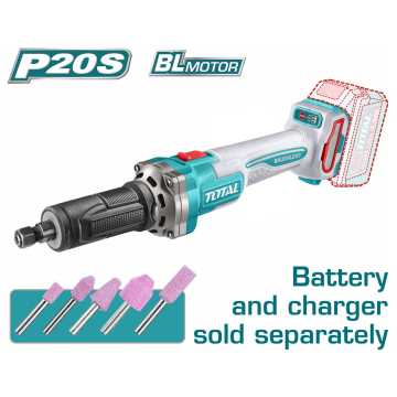 TOTAL ΕΠΑΓΓ. ΛΕΙΑΝΤΗΡΑΣ ΙΣΙΟΣ ΜΠΑΤ. Li-ion 20V ΧΩΡΙΣ ΜΠΑΤ & ΦΟΡΤΙΣΤΗ BL Motor (TDGLI2001)