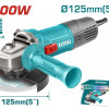 TOTAL ΕΠΑΓΓ. ΓΩΝΙΑΚΟΣ ΤΡΟΧΟΣ 900W / 125mm (TG10912556E)