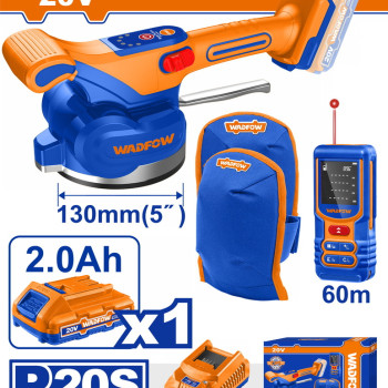 WOS241185 WADFOW ΣΕΤ ΔΟΝΗΤΙΚΟ ΠΛΑΚΙΔΙΩΝ ΜΠΑΤ. Li-ion 20V