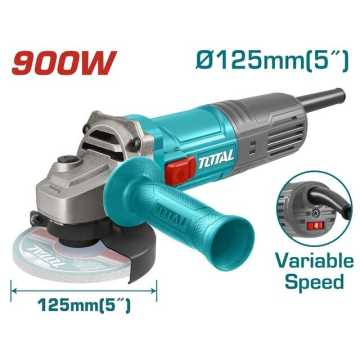 TOTAL ΓΩΝΙΑΚΟΣ ΛΕΙΑΝΤΗΡΑΣ 900W - 125mm ΗΛΕΚΤΡΟΝΙΚΟΣ (TG109125565) TOTAL ΓΩΝΙΑΚΟΣ ΛΕΙΑΝΤΗΡΑΣ 900W - 125mm ΗΛΕΚΤΡΟΝΙΚΟΣ (TG109125565)