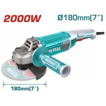 TOTAL ΕΠΑΓΓ. ΓΩΝΙΑΚΟΣ ΛΕΙΑΝΤΗΡΑΣ 2.000W - 180mm (TG12018026) TOTAL ΕΠΑΓΓ. ΓΩΝΙΑΚΟΣ ΛΕΙΑΝΤΗΡΑΣ 2.000W - 180mm (TG12018026)
