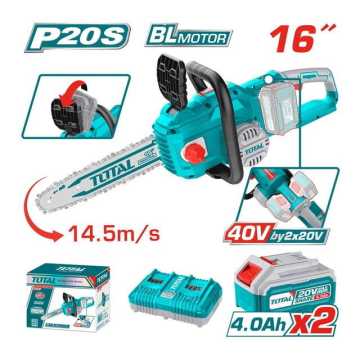 TOTAL ΣΕΤ ΕΠΑΓΓΕΛΜΑΤΙΚΟ ΑΛΥΣΟΠΡΙΟΝΟ ΜΠΑΤ. Li-ion 40V / 4Ah / 2 ΜΠΑΤΑΡΙΕΣ (TGSLI401682) TOTAL ΣΕΤ ΕΠΑΓΓΕΛΜΑΤΙΚΟ ΑΛΥΣΟΠΡΙΟΝΟ ΜΠΑΤ. Li-ion 40V / 4Ah / 2 ΜΠΑΤΑΡΙΕΣ (TGSLI401682)