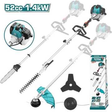 TOTAL ΒΕΝΖΙΝΟΚΙΝΗΤΟ ΠΟΛΥΜΗΧΑΝΗΜΑ COMBI 4 σε 1 52cc (TMT55211) TOTAL ΒΕΝΖΙΝΟΚΙΝΗΤΟ ΠΟΛΥΜΗΧΑΝΗΜΑ COMBI 4 σε 1 52cc (TMT55211)