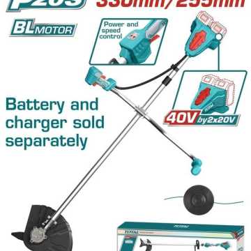 TOTAL ΕΠΑΓΓΕΛΜΑΤΙΚΟ ΘΑΜΝΟΚΟΠΤΙΚΟ ΜΠΑΤ. Li-ion 40V ΧΩΡΙΣ ΜΠΑΤΑΡΙΑ & ΦΟΡΤΙΣΤΗ (TSTLI20018)