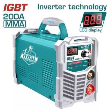 Total TW22005 Ηλεκτροκόλληση Inverter 200A (max) Ηλεκτροδίου (MMA)