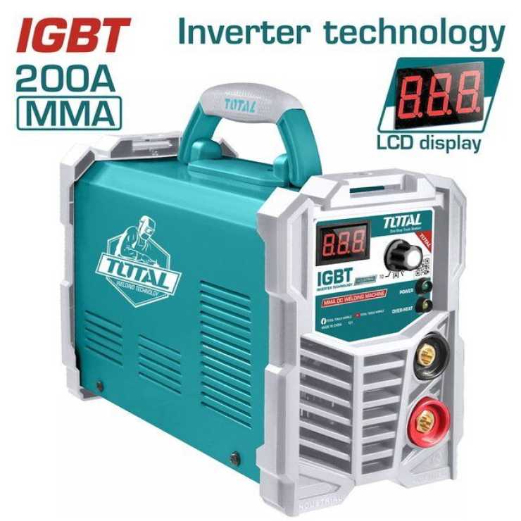 Total TW22005 Ηλεκτροκόλληση Inverter 200A (max) Ηλεκτροδίου (MMA)