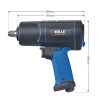 BULLE ΑΕΡΟΚΛΕΙΔΟ 1/2" 2230 Nm PROFESSIONAL (HD) ΔΙΠΛΟ ΣΦΥΡΙ ΜΕ ΣΩΜΑ COMPOSITE 47805
