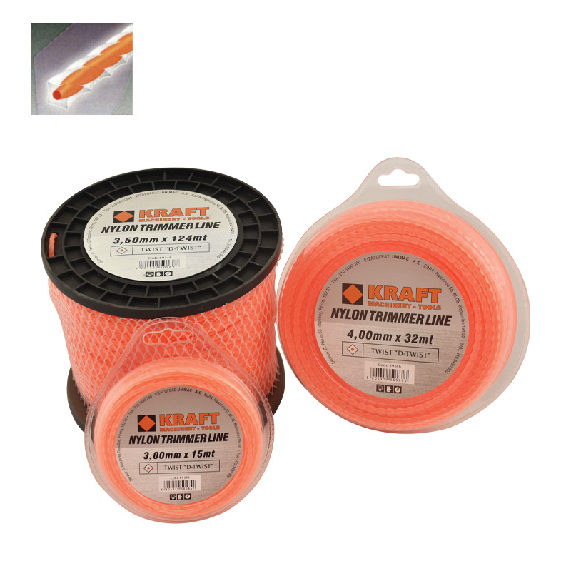 KRAFT D-TWIST ΝΗΜΑ ΚΟΠΗΣ 4.00mm 450gr - 69346