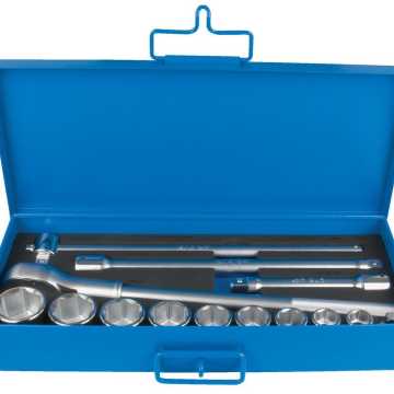 UNIOR Συλλογή από καρυδάκια 3/4" σε μεταλλική κασετίνα 602742