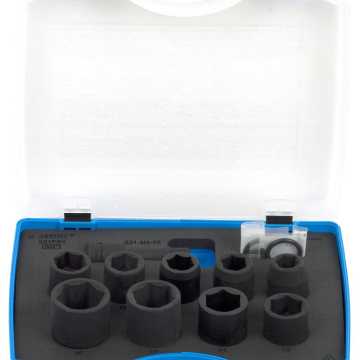 UNIOR Συλλογή από καρυδάκια αέρος 1/2" σε μεταλλική κασετίνα 612506