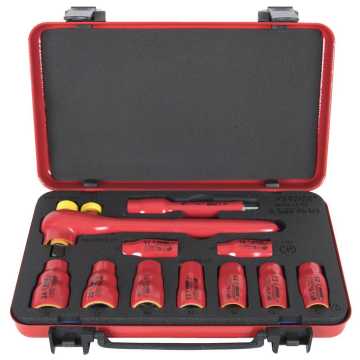 UNIOR Συλλογή από καρυδάκια 1/2" σε μεταλλική θήκη 612678