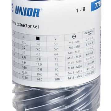 UNIOR Συλλογή μηχανημάτων αφαίρεσης βιδών 616822