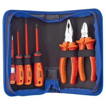UNIOR Συλλογή εργαλείων με μόνωση-VDE BI-σε τσάντα 617573