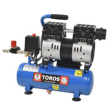 TOROS ΑΕΡΟΣΥΜΠΙΕΣΤΗΣ OILFREE ΧΑΜΗΛΟΥ ΘΟΡΥΒΟΥ (SILENT) 6LT/1,0HP 602086
