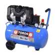 TOROS ΑΕΡΟΣΥΜΠΙΕΣΤΗΣ OILFREE ΧΑΜΗΛΟΥ ΘΟΡΥΒΟΥ (SEMISILENT) 24LT/2,0HP - 10 BAR 602089