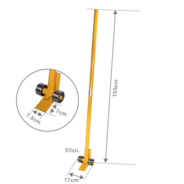 EXPRESS ΜΟΧΛΟΣ ΑΝΥΨΩΣΗΣ ΦΟΡΤΙΩΝ 5 ΤΟΝΩΝ ΜΜΗΚΟΥΣ 155 cm 631463