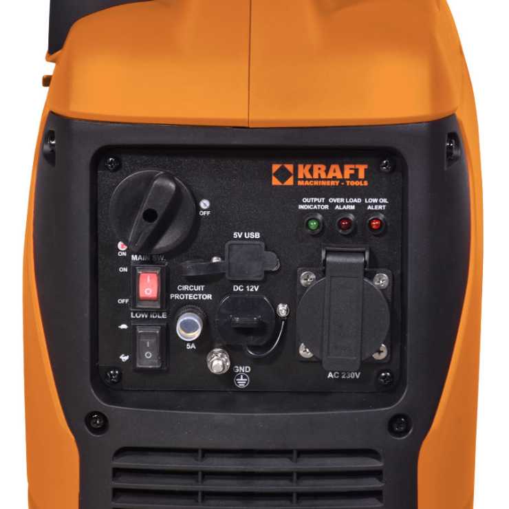 KRAFT ΗΛΕΚΤΡΟΓΕΝΝΗΤΡΙΑ INVERTER ΒΕΝΖΙΝΗΣ 1400i 63788