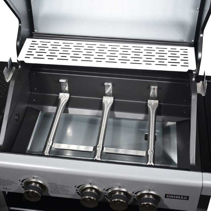 UNIMAC ΨΗΣΤΑΡΙΑ ΥΓΡΑΕΡΙΟΥ BBQ TREND LINE – 3 ΕΣΤΙΕΣ ΚΑΙ 1 ΠΛΑΪΝΟ ΜΑΤΙ 661331