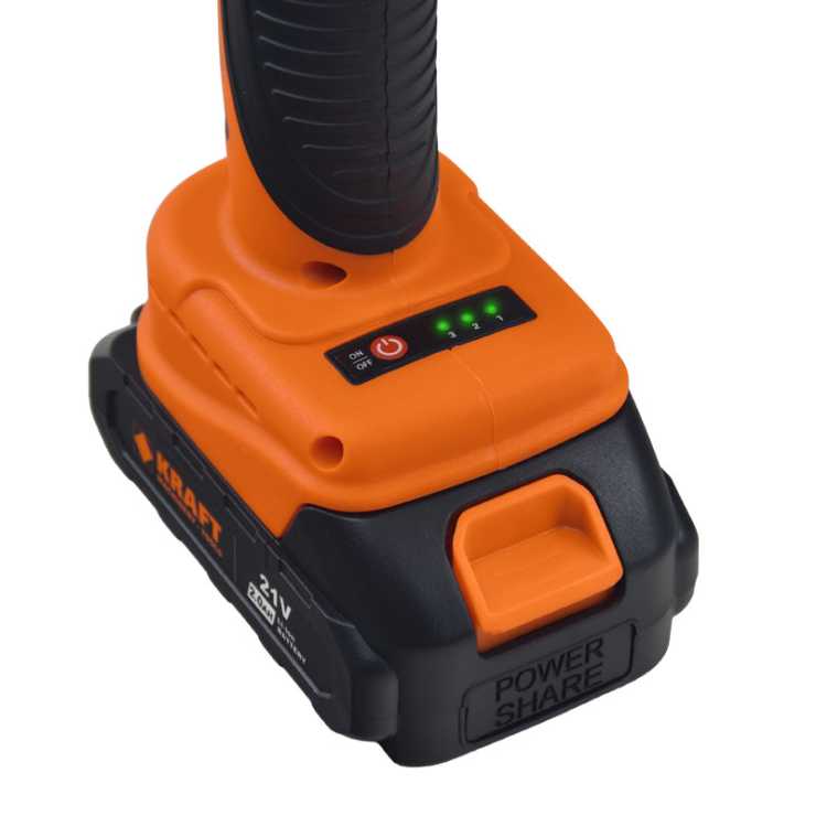 KRAFT ΨΑΛΙΔΙ ΚΛΑΔΕΜΑΤΟΣ ΜΠΑΤΑΡΙΑΣ 28mm 21V 2x2Ah 691165