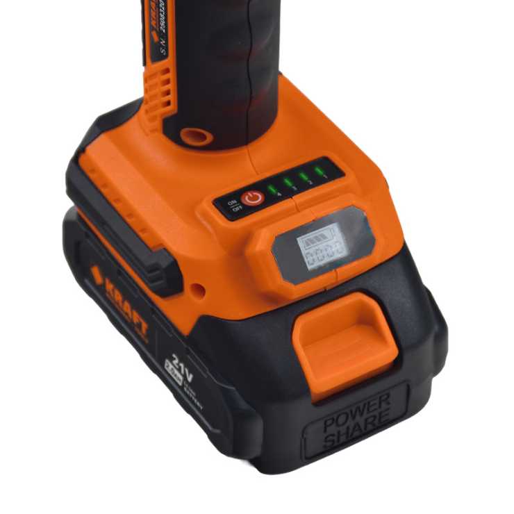 KRAFT ΨΑΛΙΔΙ ΚΛΑΔΕΜΑΤΟΣ ΜΠΑΤΑΡΙΑΣ 32mm 21V 2x2Ah 691166