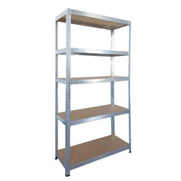 ΡΑΦΙΕΡΑ ΜΕΤΑΛΛΙΚΗ 75x30x172 ΓΑΛΒ. 75kg 5 ΡΑΦΙΑ MDF 610417